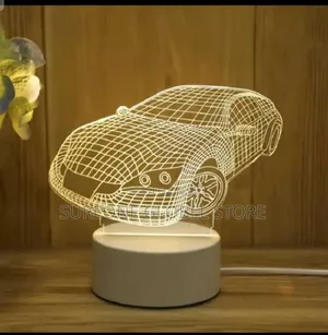 3D Car Night Lights Come With a Remote Control