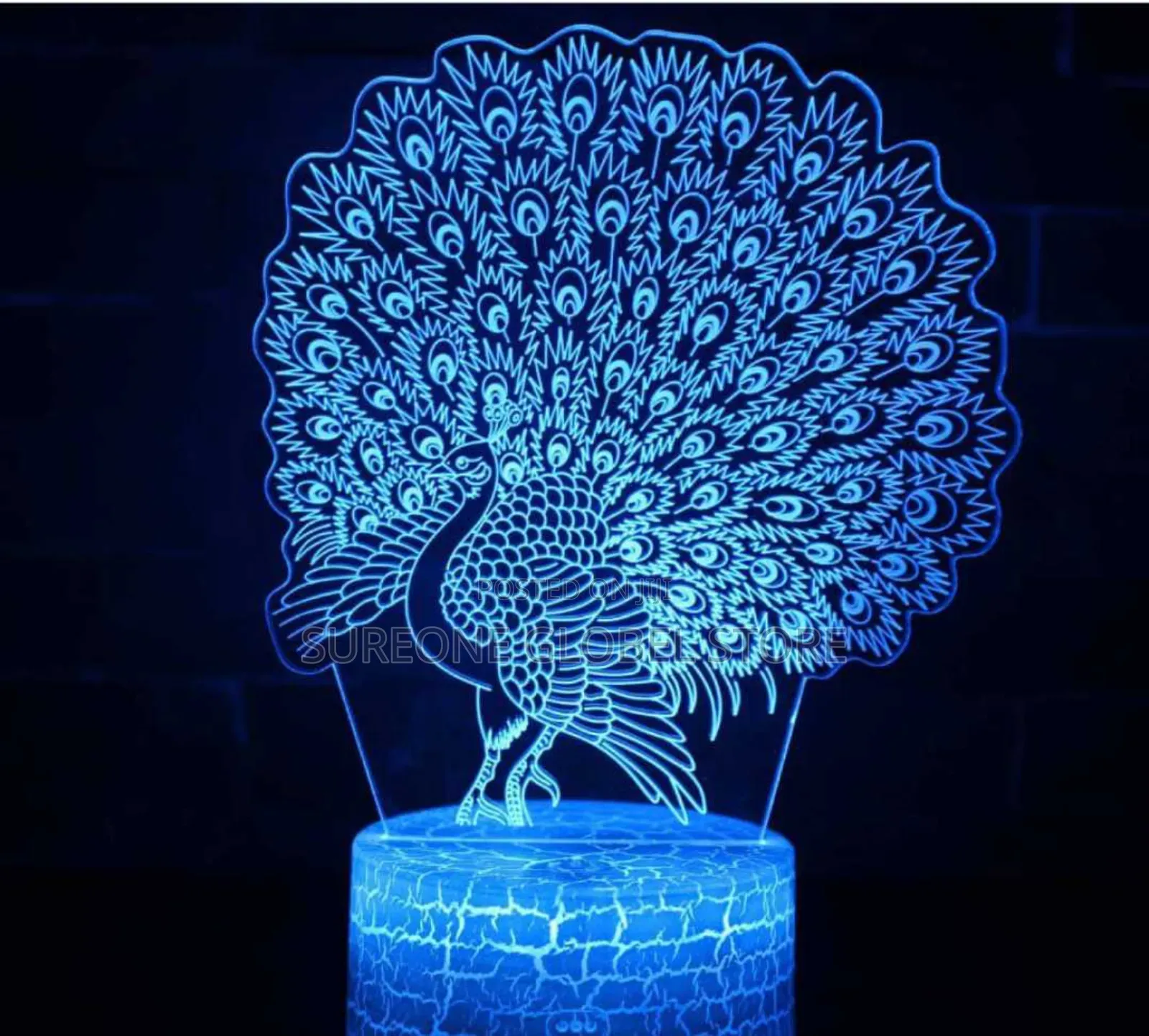 3D Car Night Lights Come With a Remote Control