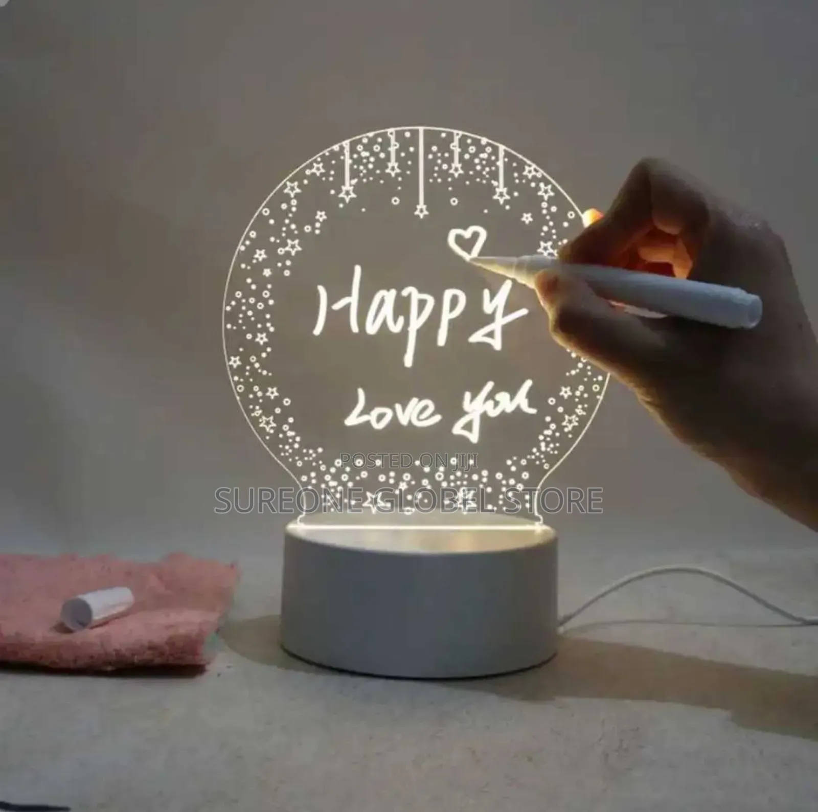 3D Car Night Lights Come With a Remote Control