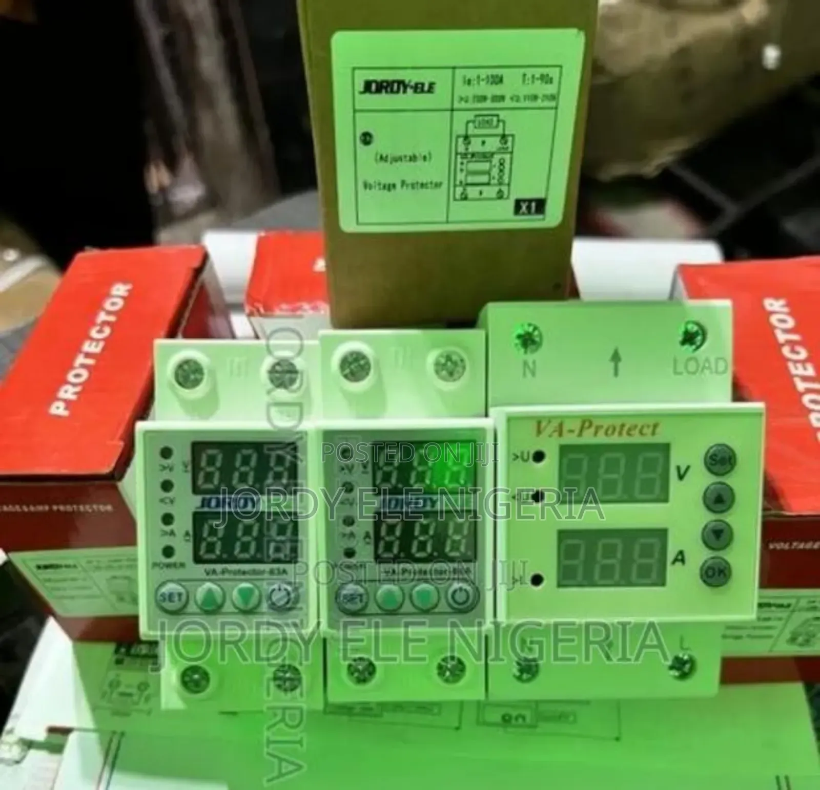Adjustable Voltage Protector Single Phase - 63A, 80A 100A