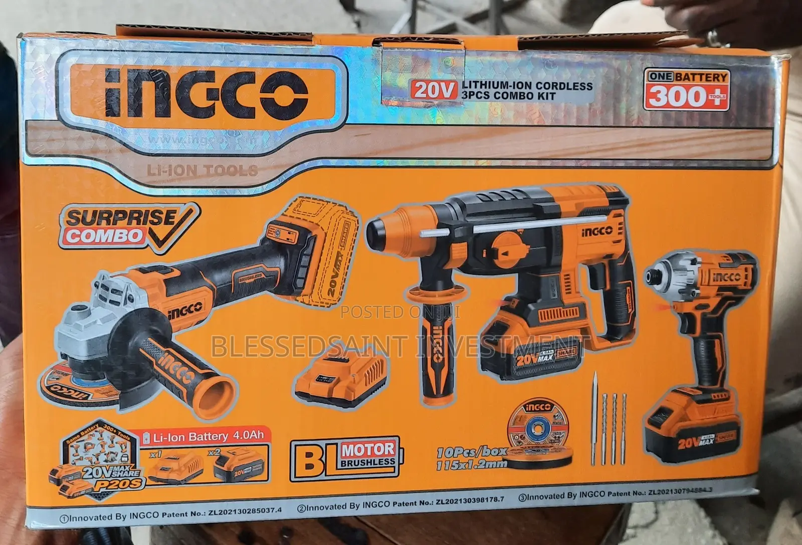 Ingco Combo Kit Set