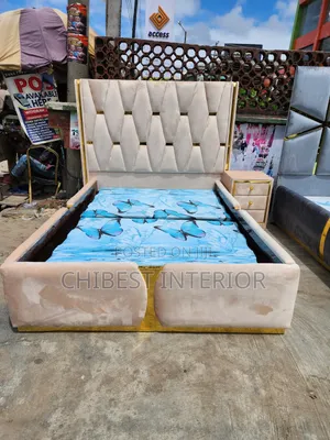 A Set of Four and Half by 6 Bed