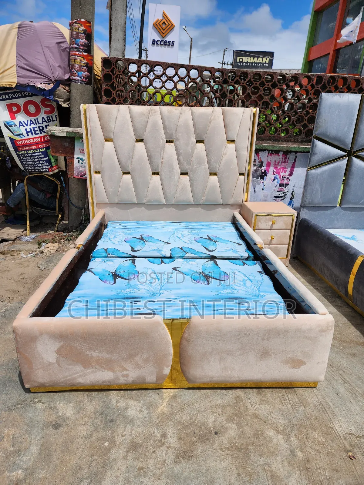 5ft Tall 4.5by6 Standard Bed Frame