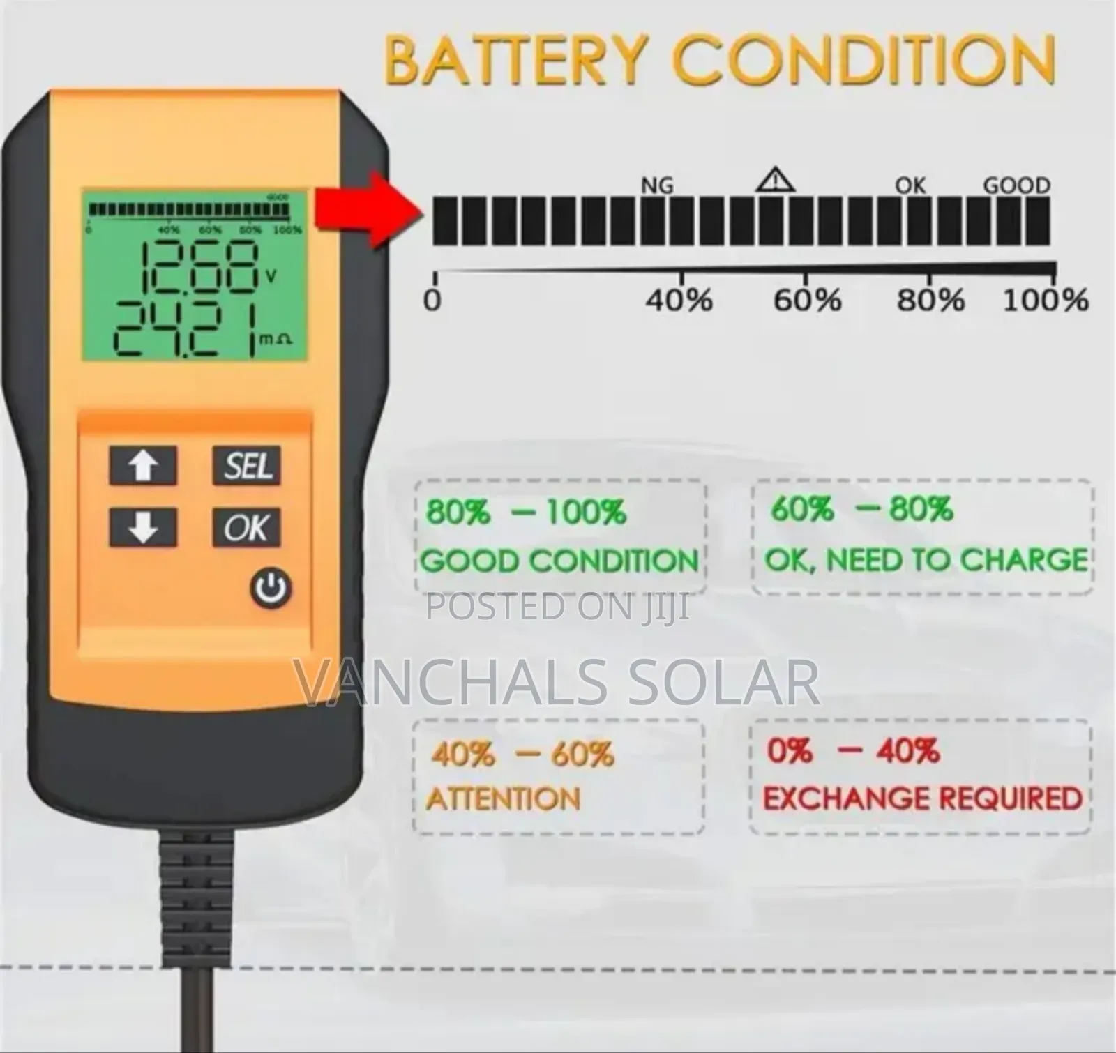 Battery Tester Analyzer AE300