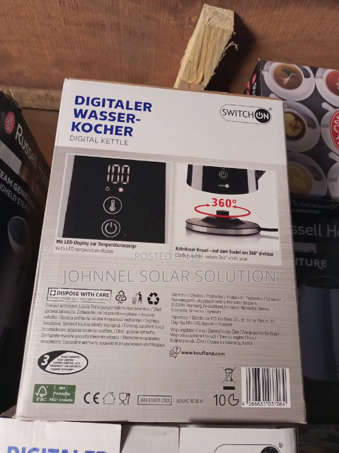 3000w,1.7L Digital Kettle