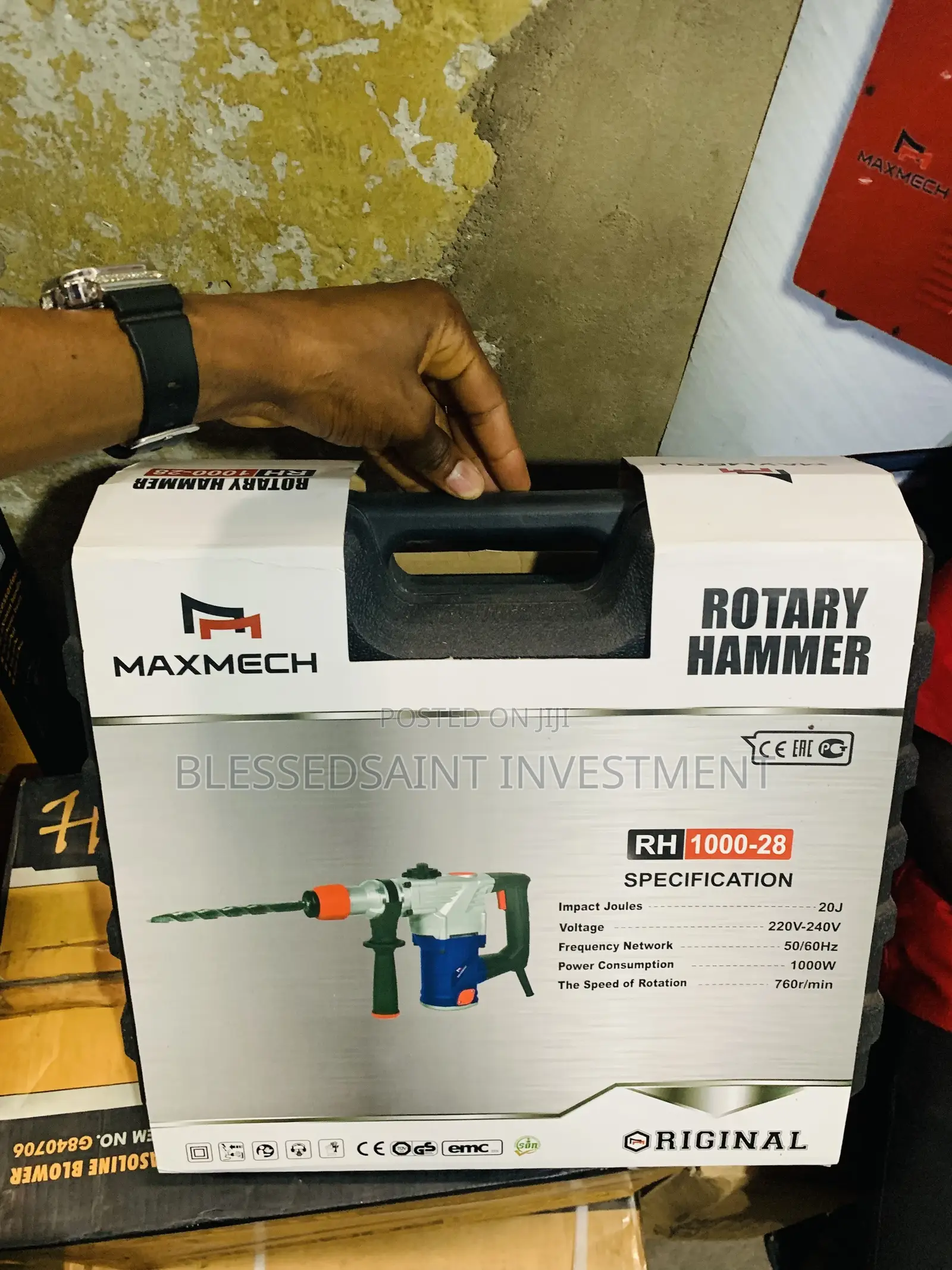 Maxmech 28mm Rotary Hammer Machine