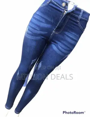 Photo - High Waist Stylish Luxury Women’S Jeans Trouser