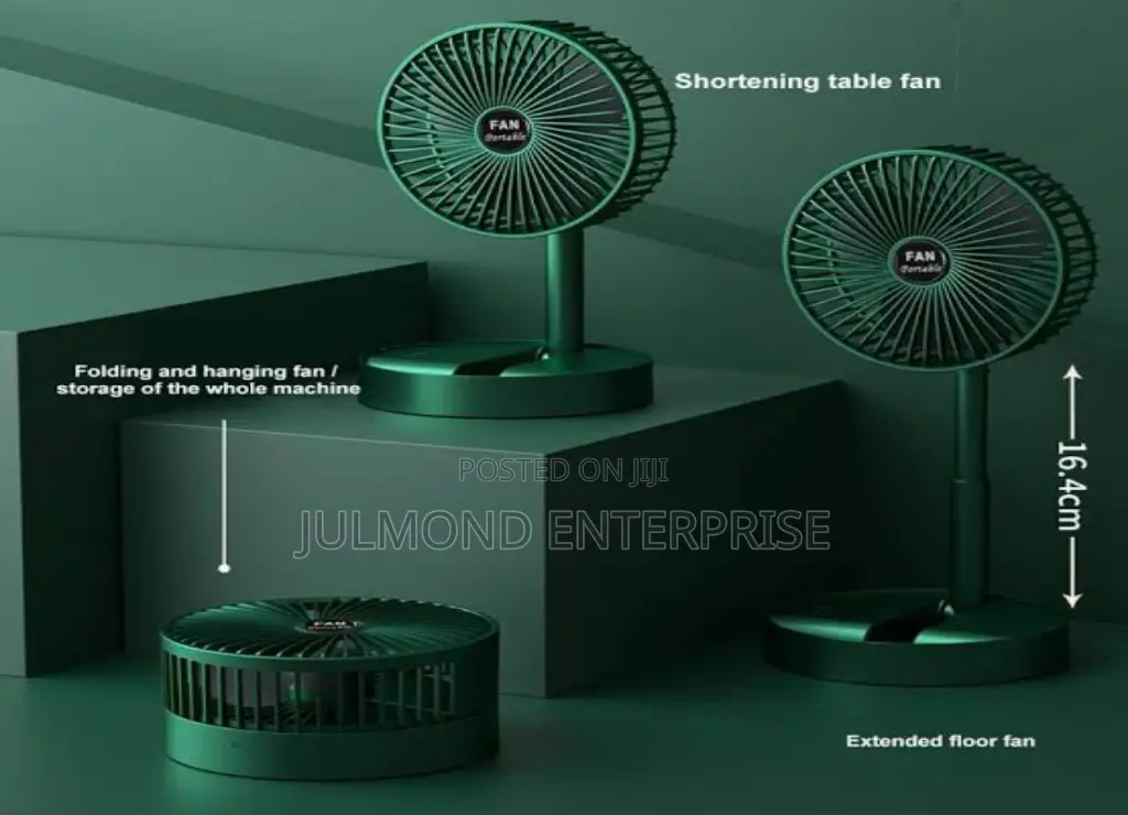 Rechargeable Folding Storage Fan