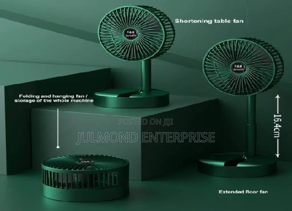 Rechargeable Folding Storage Fan