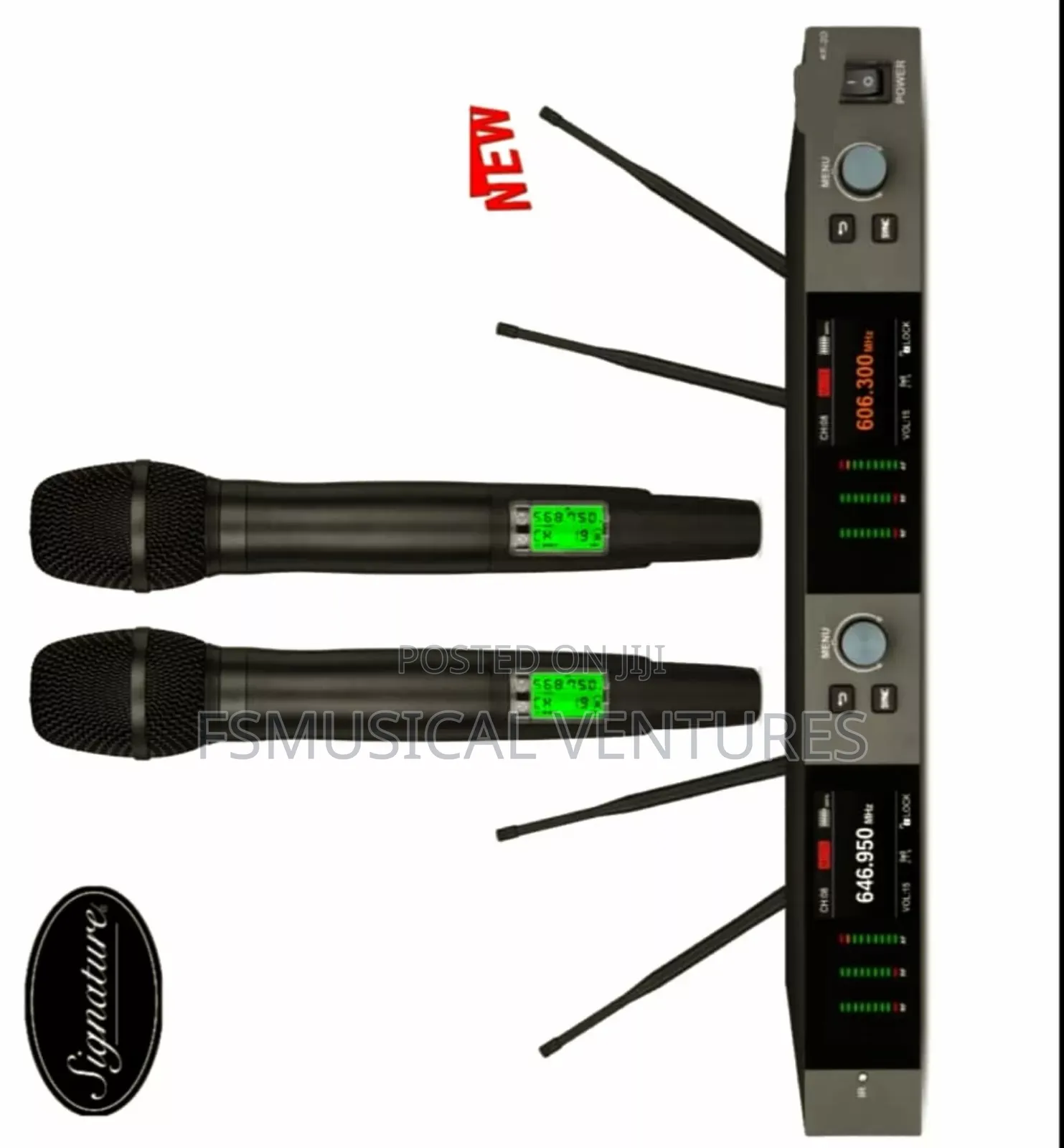 Signature KE-2D 2 Channels Frequency Selector Microphone