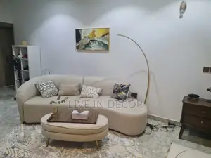 Curvy Sofa With Ottoman
