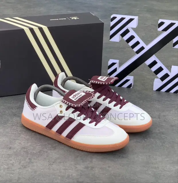 adidas gazelle silver green womens Wales Bonner Pony Hair Samba  Cream White / Mystery Brown  La Garonne