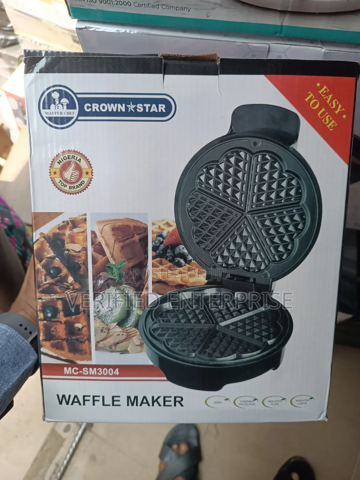 Waffle Maker - 1000 Watts