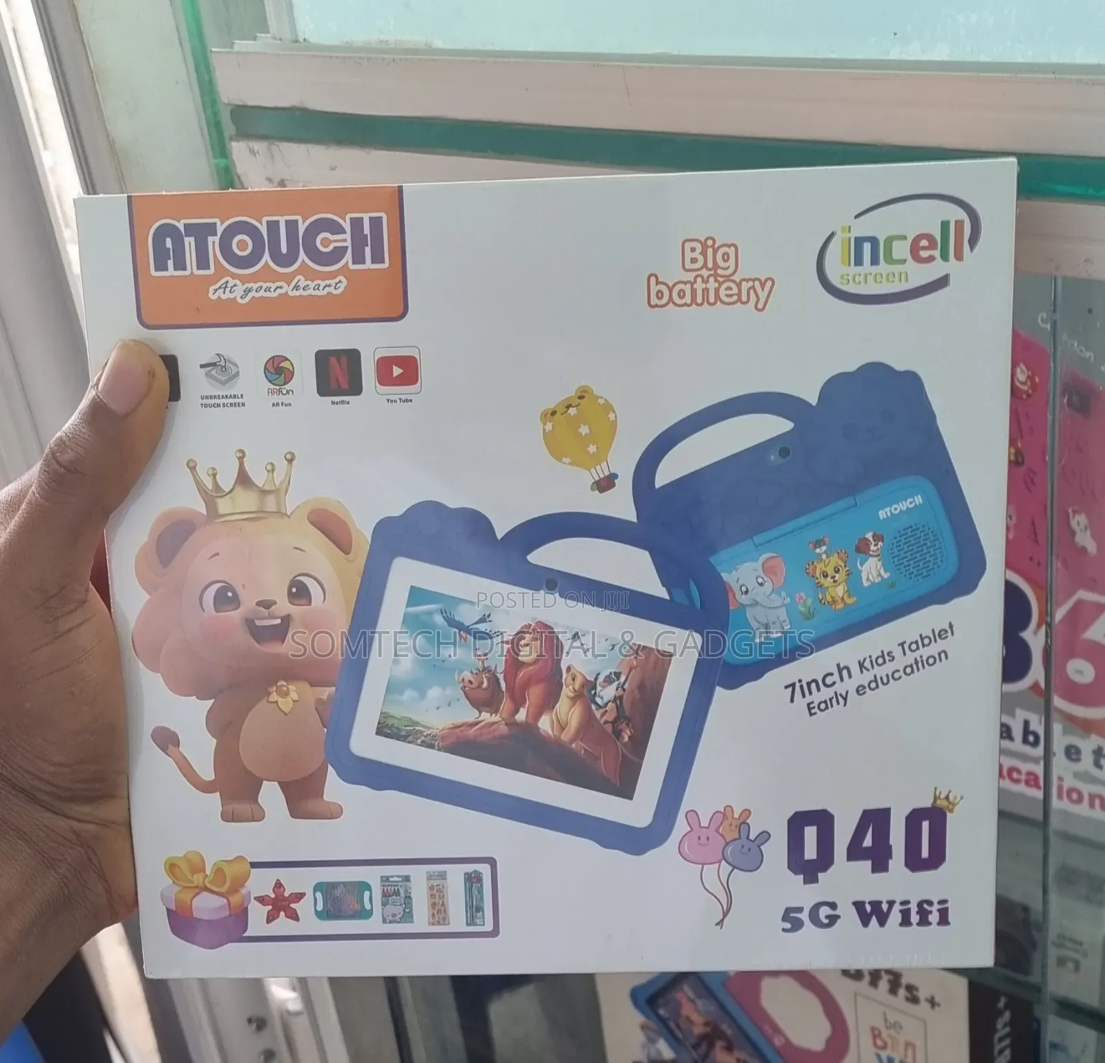 Atouch Q40 Wifi Enable Kids Tablet