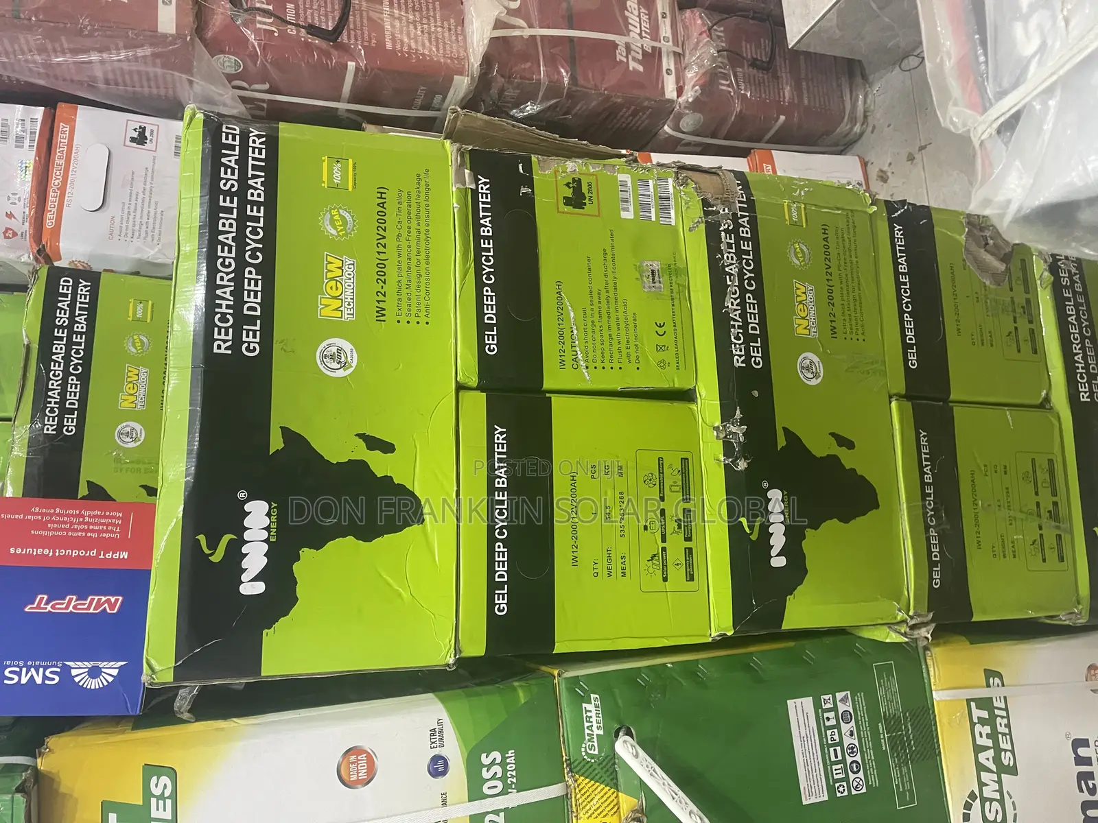 200AH Iwin Gel Deep Cycle Battery