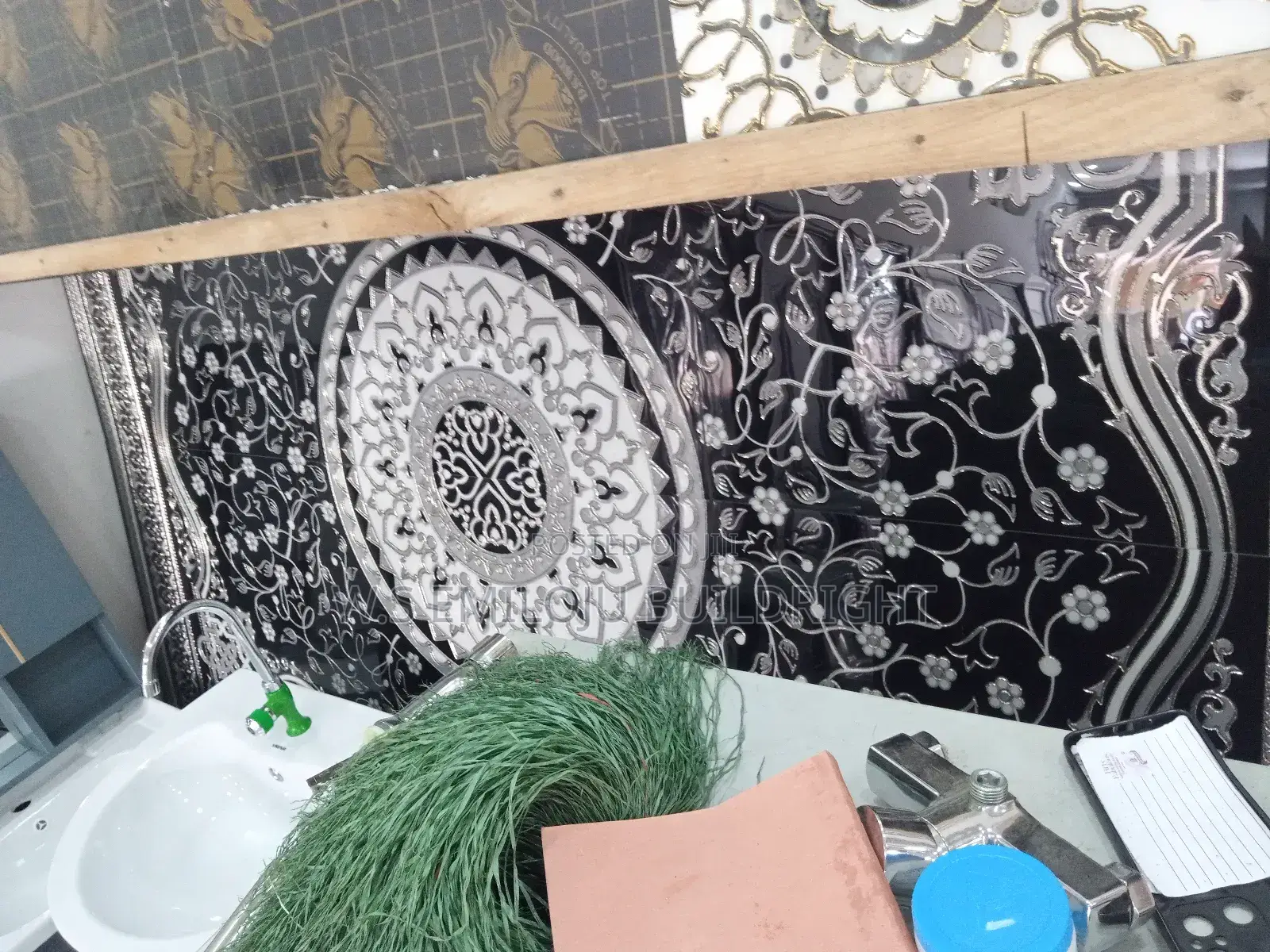 CENTER DECOR TILES for Sitting Room