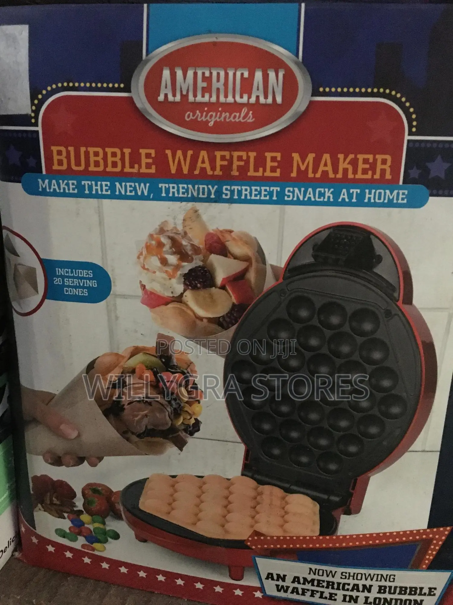 American Originals Bubble Waffle Maker