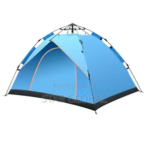 Photo - Blue Outdoor Beach Tent Fully 3 Persons Tent