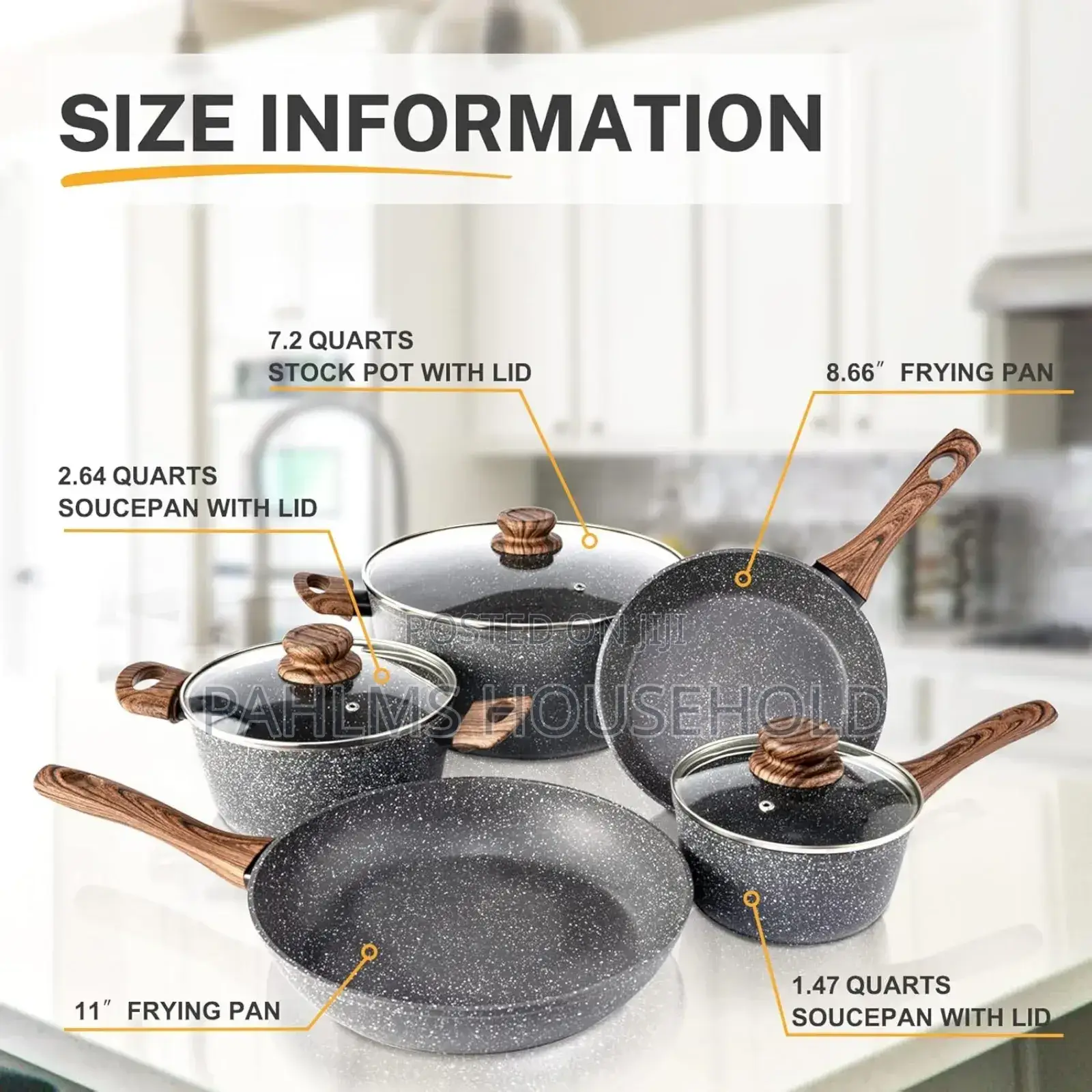 Nonstick Induction Cookware Set