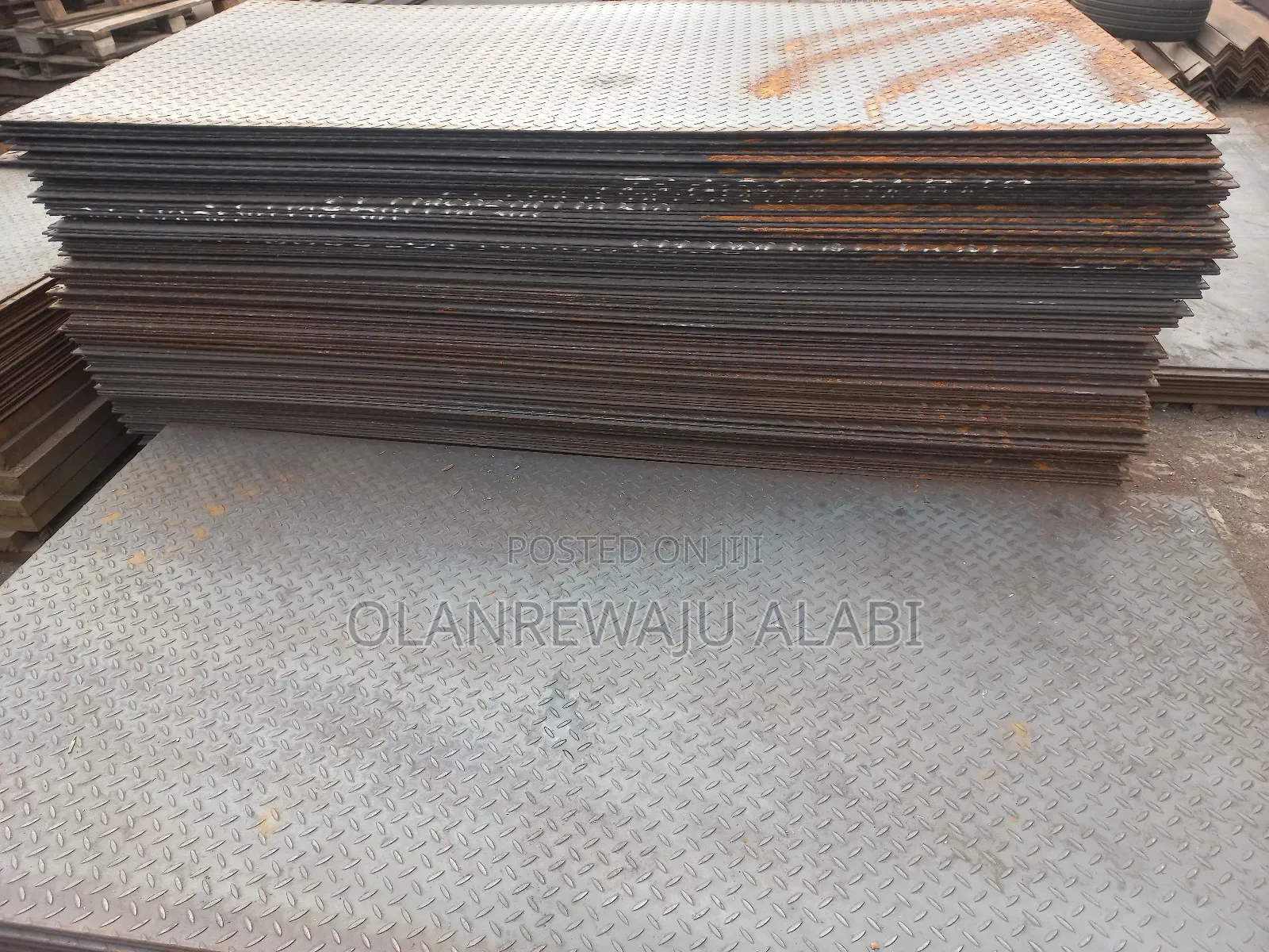 4x8x5mm Mild Steel Plate and Chequered