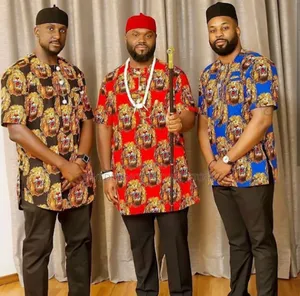 Isi Agu - Igbo Traditional Fabric Ready to Wear (Velvet)