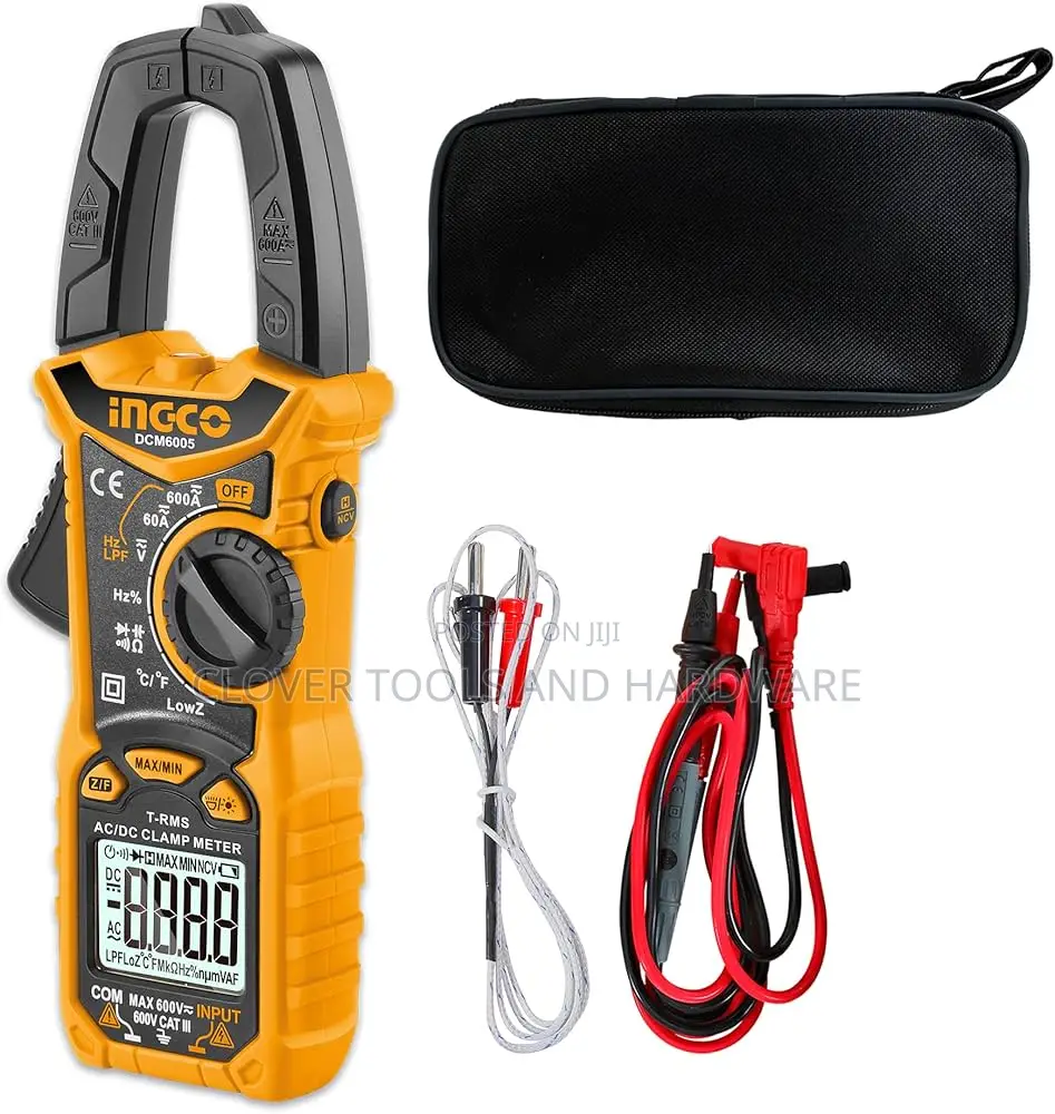 INGCO Digital AC/DC Clamp Meter 6000 Counts