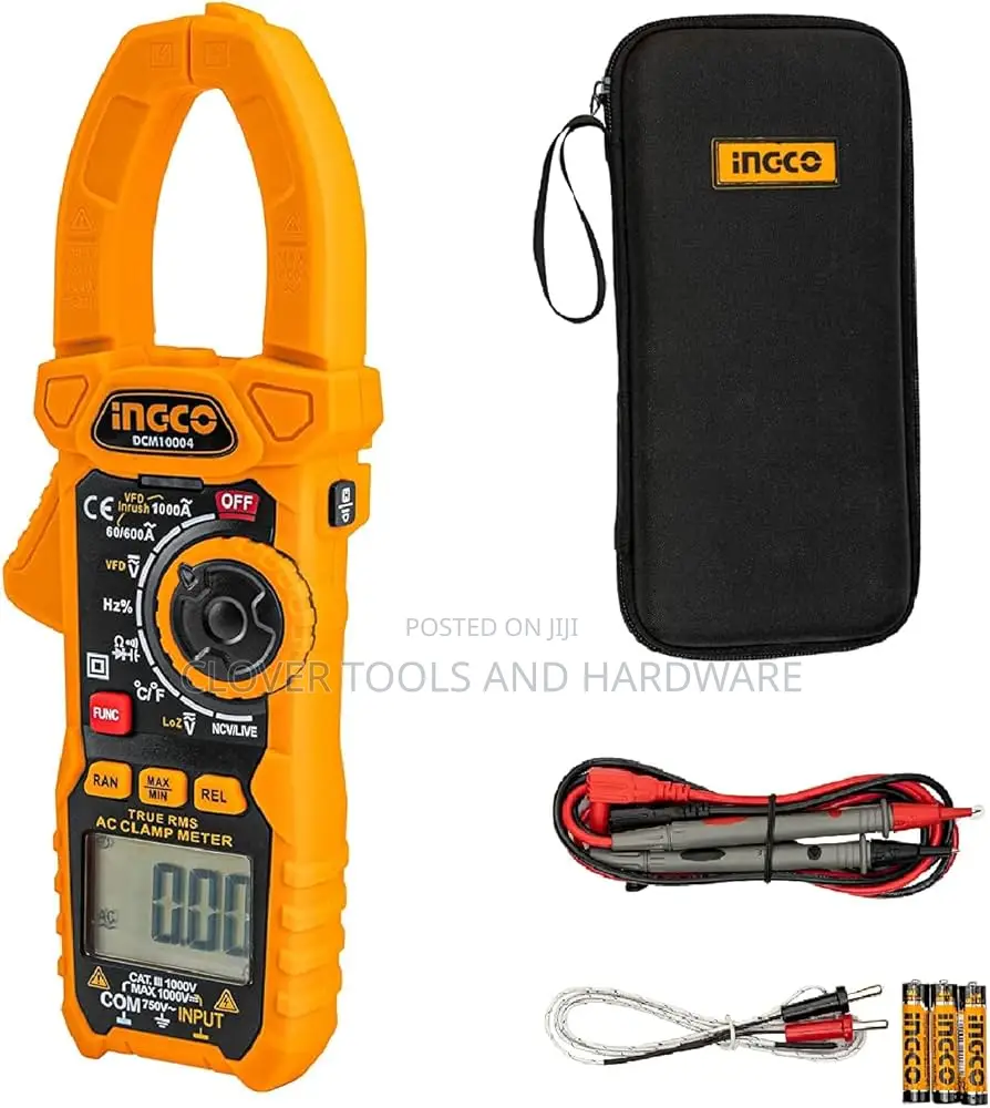 INGCO Digital AC/DC Clamp Meter 6000 Counts