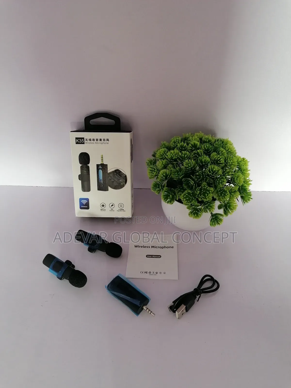 Portable Mini Lapel Wireless Microphone iPhone Android