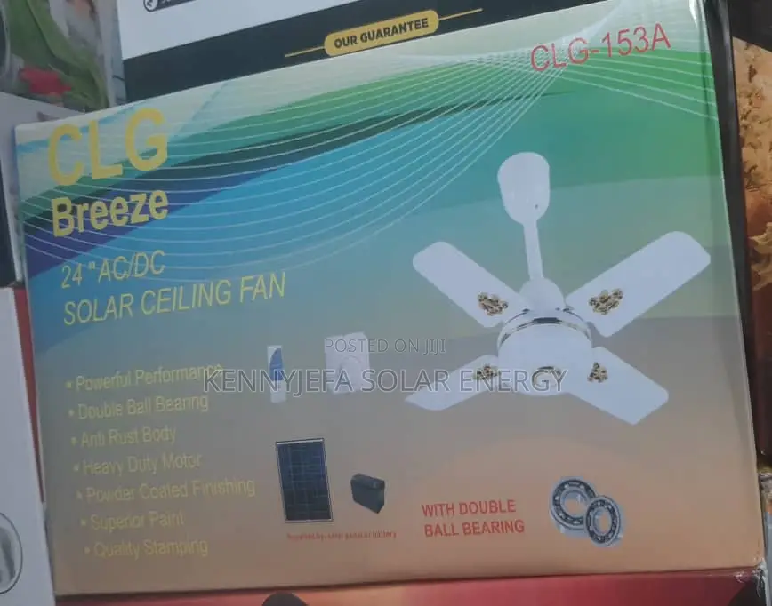 Dc Solar Ceiling Fan Available
