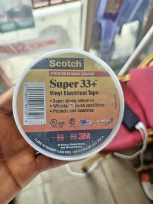 Scotch Vinyl Electrical Tape Super 33+, Black, 19 Mm X 20 M
