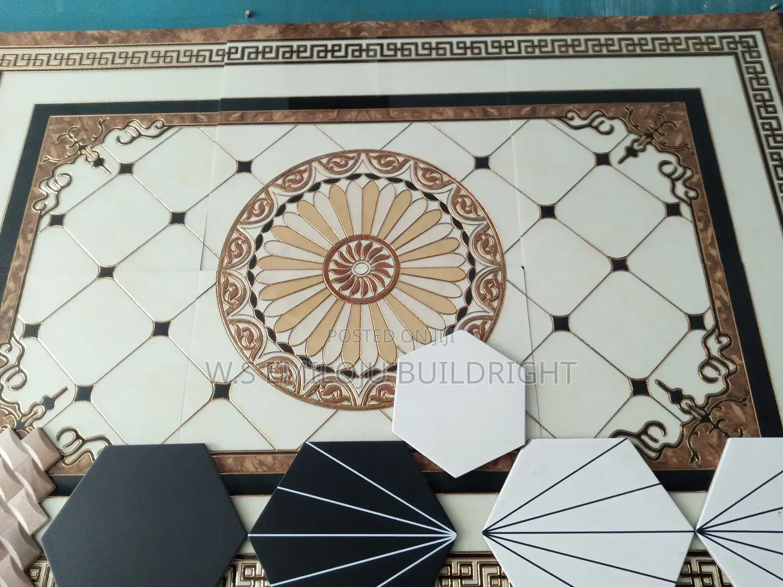 CENTER DECOR TILES for Sitting Room