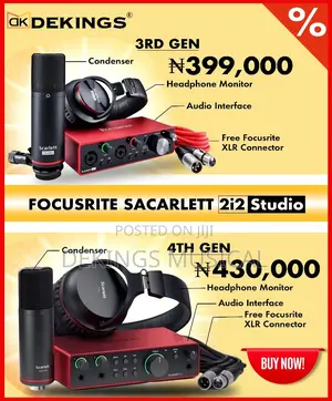 Focusrite Scarlett 2i2 4th Gen