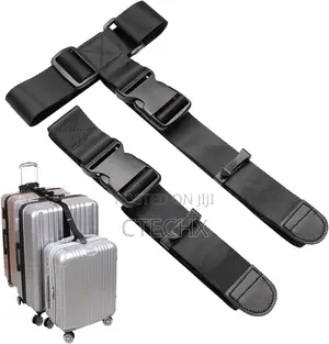 Heavy Duty 2 Pack Adjustable Luggage Straps for Suitcases 2m