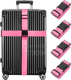 Heavy Duty 2 Pack Adjustable Luggage Straps for Suitcases 2m