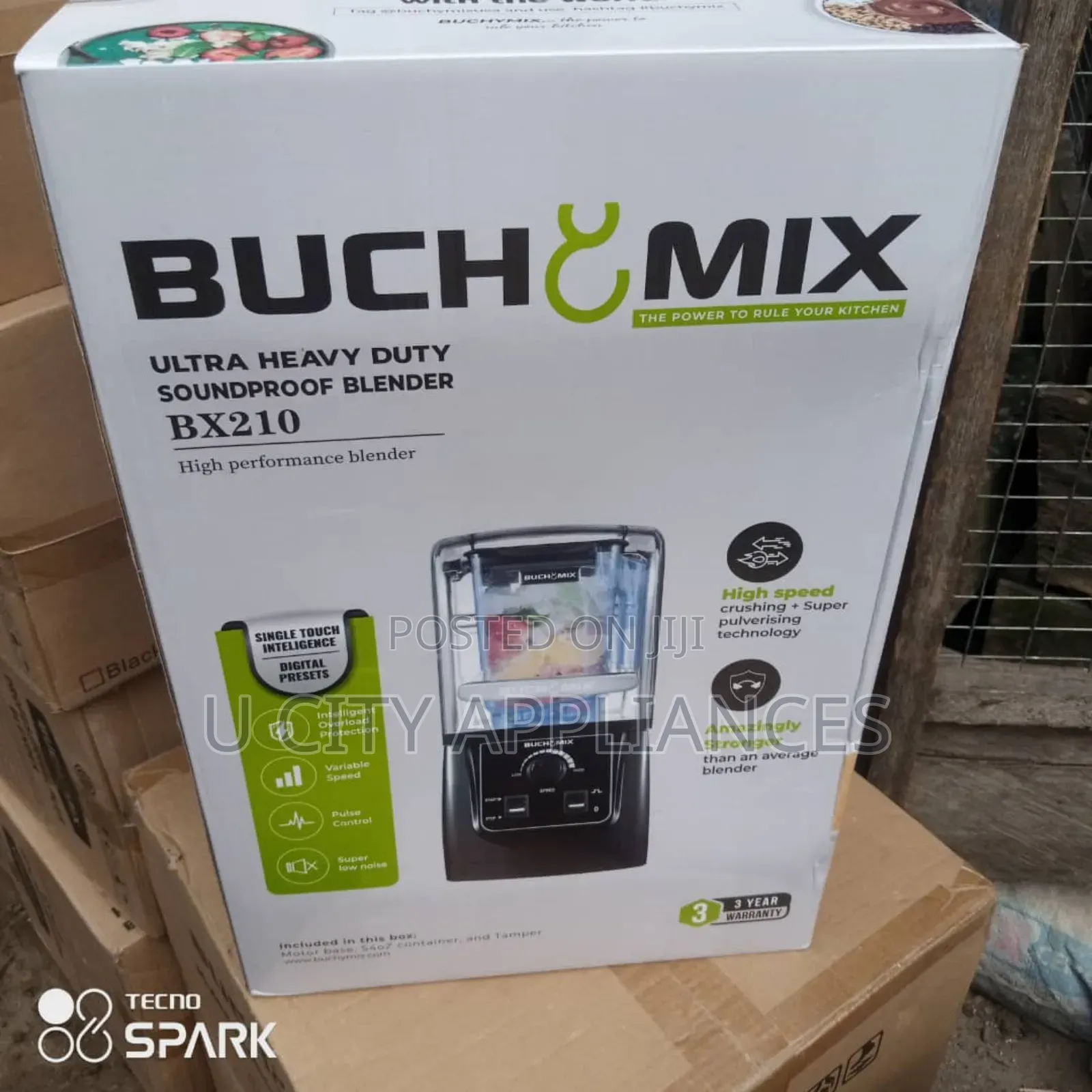Buchymix Ultra Heavy Duty Soundproof Blender