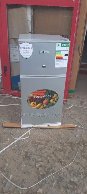 Brand New LG 100L Table Top Double Door Refrigerator>Silver>