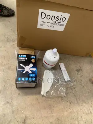 LED Fan With Light Bulb 50watts