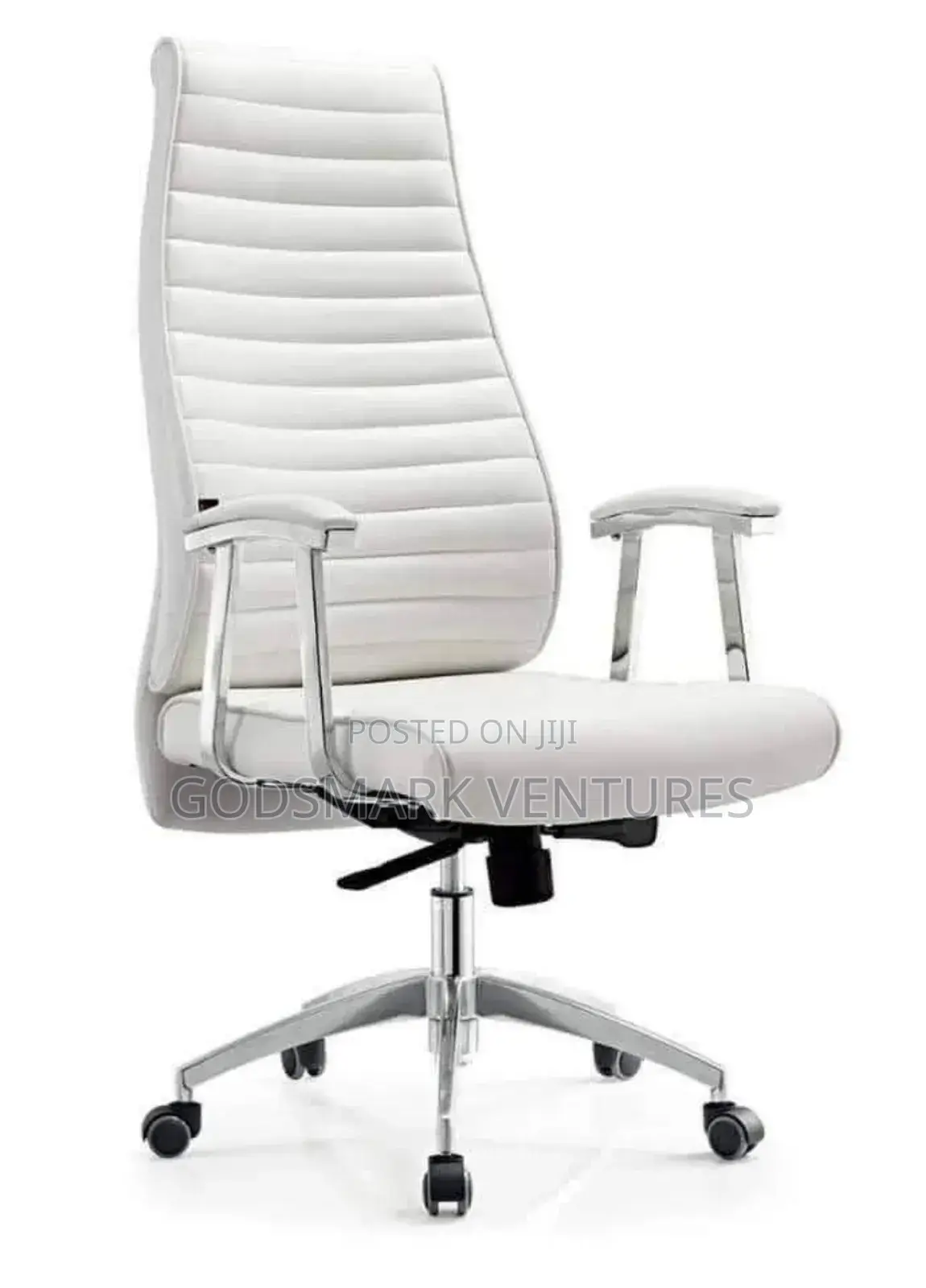 White Office Chair Swivel for Office Use