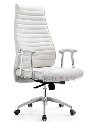 White Office Chair Swivel for Office Use