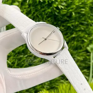 Original Lacoste White Rubber Watch Is Available in Store