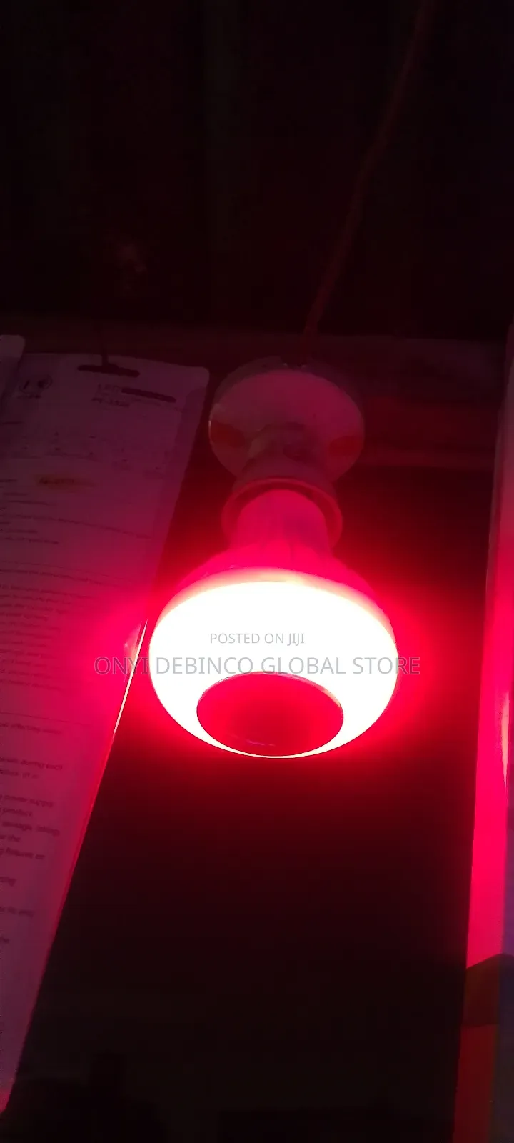 Bluetooth Speaker Electric Color Bulb (RGB+Remote Controlled