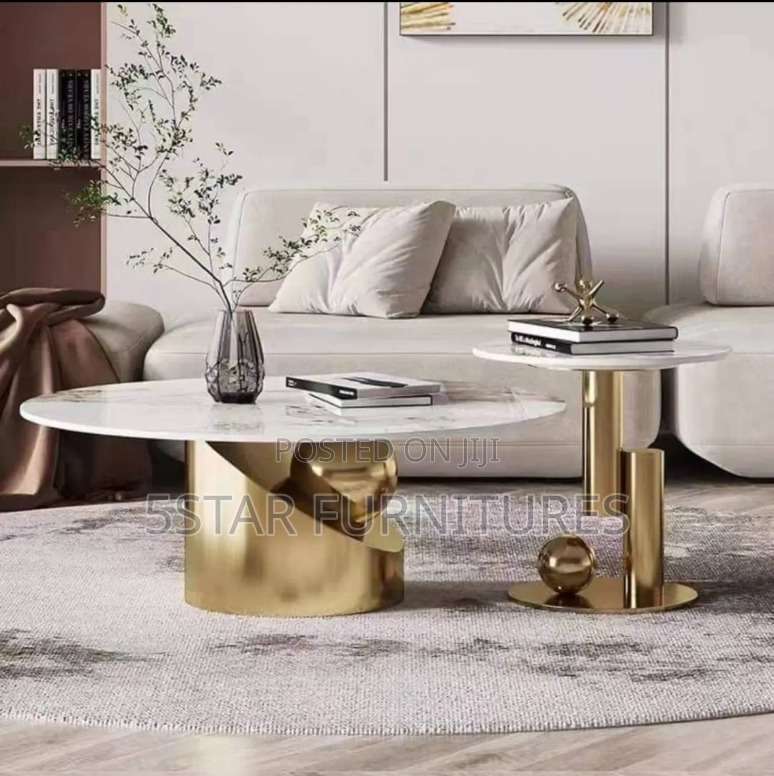 Marble 2in1 Center Table