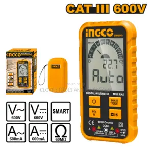 INGCO Digital Multimeter True RMS 6000 Counts