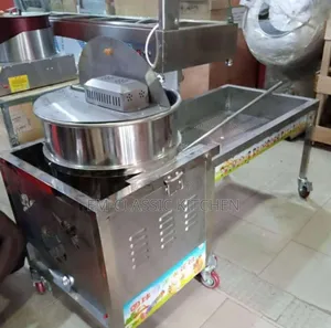 Industrial Gas Popcorn Machine With Cart