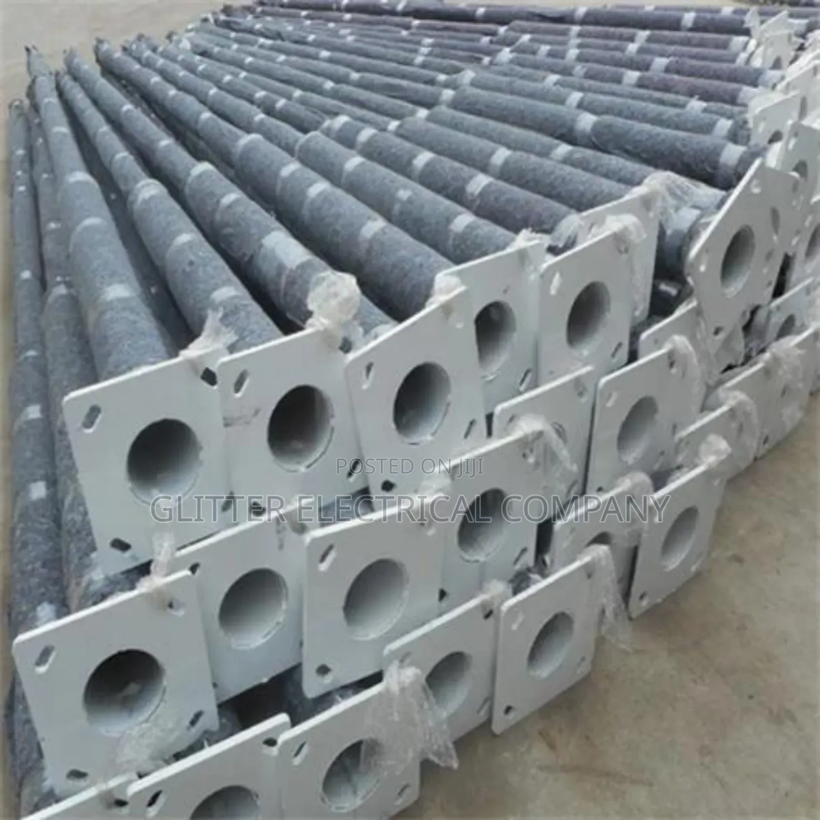 Galvanized Poles for Solar Street Lights