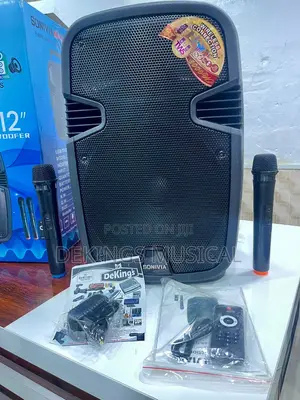 Photo - Sonivia 12 Inches PA System Rechargeable Speaker