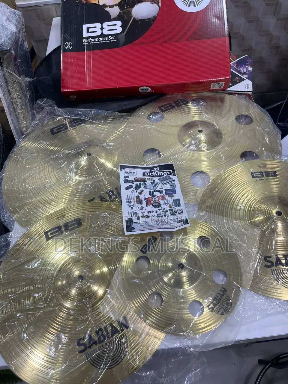 Premium B8 Complete Drum Cymbals