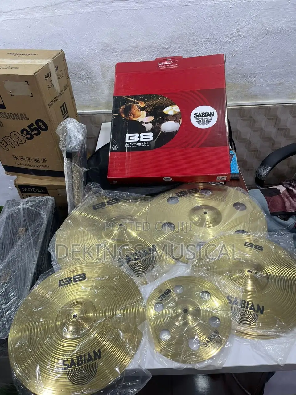 Premium B8 Complete Drum Cymbals