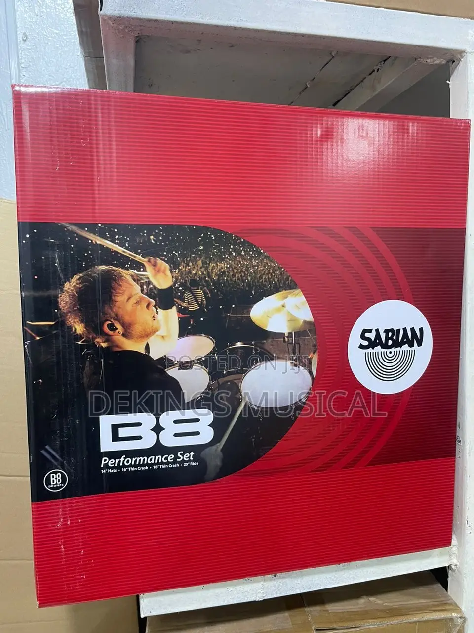 Premium B8 Complete Drum Cymbals