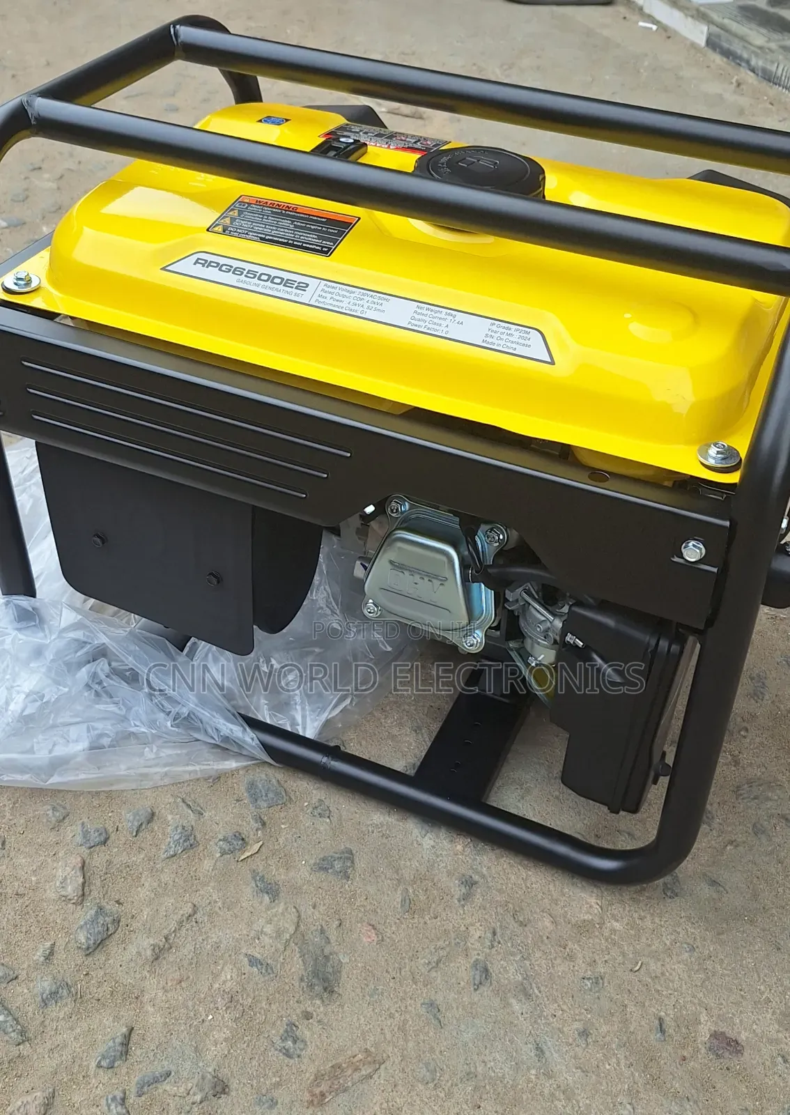 RETECH PORTABLE GENERATOR (4.0kva) Starting System Copper